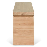 Anvil 68" Console Table in Natural Oak by Home Trends & Design at Eve Furniture