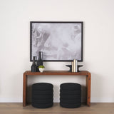 Anvilia (Set of 2) Black With Gold Accents Anvil Shaped Bookends by Mercana at Eve Furniture