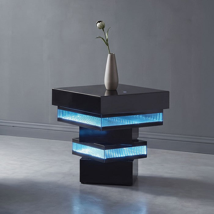 Anwar Black End Table by Furniture of America at Eve Furniture