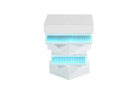 Anwar White End Table by Furniture of America at Eve Furniture
