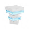 Anwar White End Table by Furniture of America at Eve Furniture