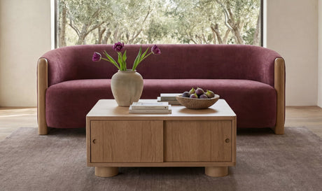 Anya Sofa Berry by Moe's Home at Eve Furniture