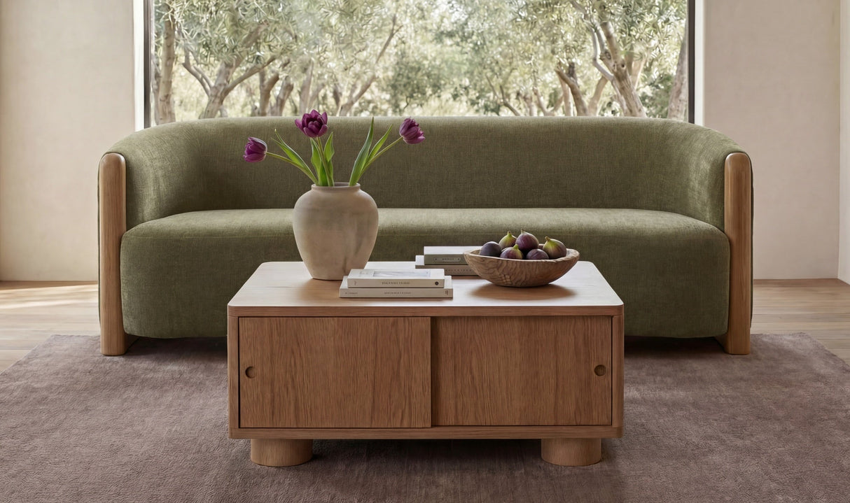 Anya Sofa Olive by Moe's Home at Eve Furniture