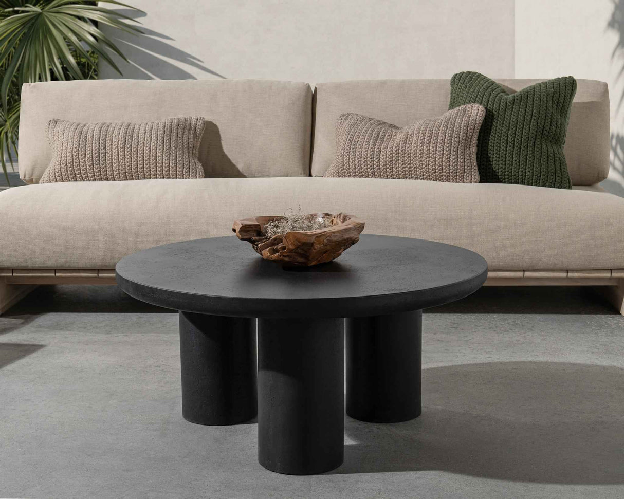 Anzio Black Outdoor Coffee Table by Classic Home at Eve Furniture