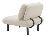 Aperto Beige Outdoor Accent Chair by Zuomod at Eve Furniture