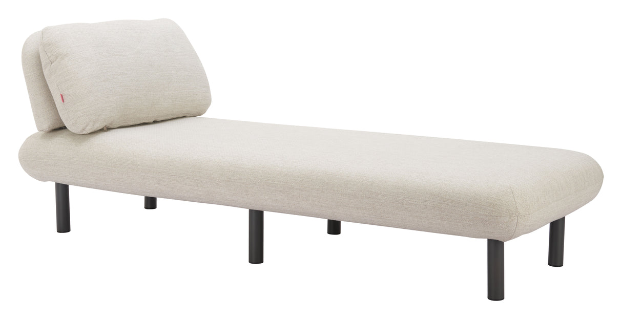 Aperto Beige Outdoor Chaise by Zuomod at Eve Furniture