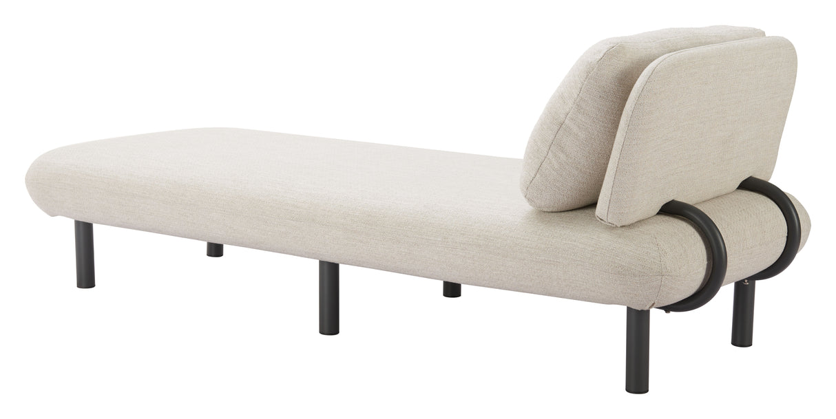 Aperto Beige Outdoor Chaise by Zuomod at Eve Furniture