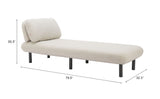 Aperto Beige Outdoor Chaise by Zuomod at Eve Furniture