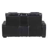 Apex Black Leather Power Reclining Living Room Set by Homelegance at Eve Furniture