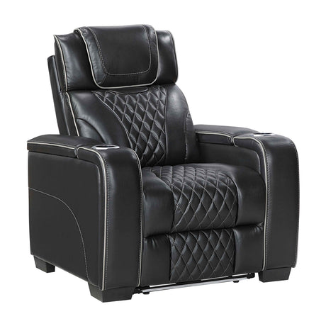 Apex Black Leather Power Reclining Living Room Set by Homelegance at Eve Furniture