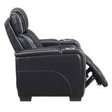 Apex Black Leather Power Reclining Living Room Set by Homelegance at Eve Furniture