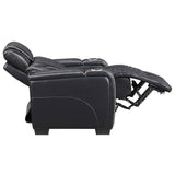 Apex Black Leather Power Reclining Living Room Set by Homelegance at Eve Furniture