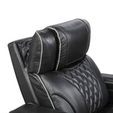 Apex Black Leather Power Reclining Living Room Set by Homelegance at Eve Furniture