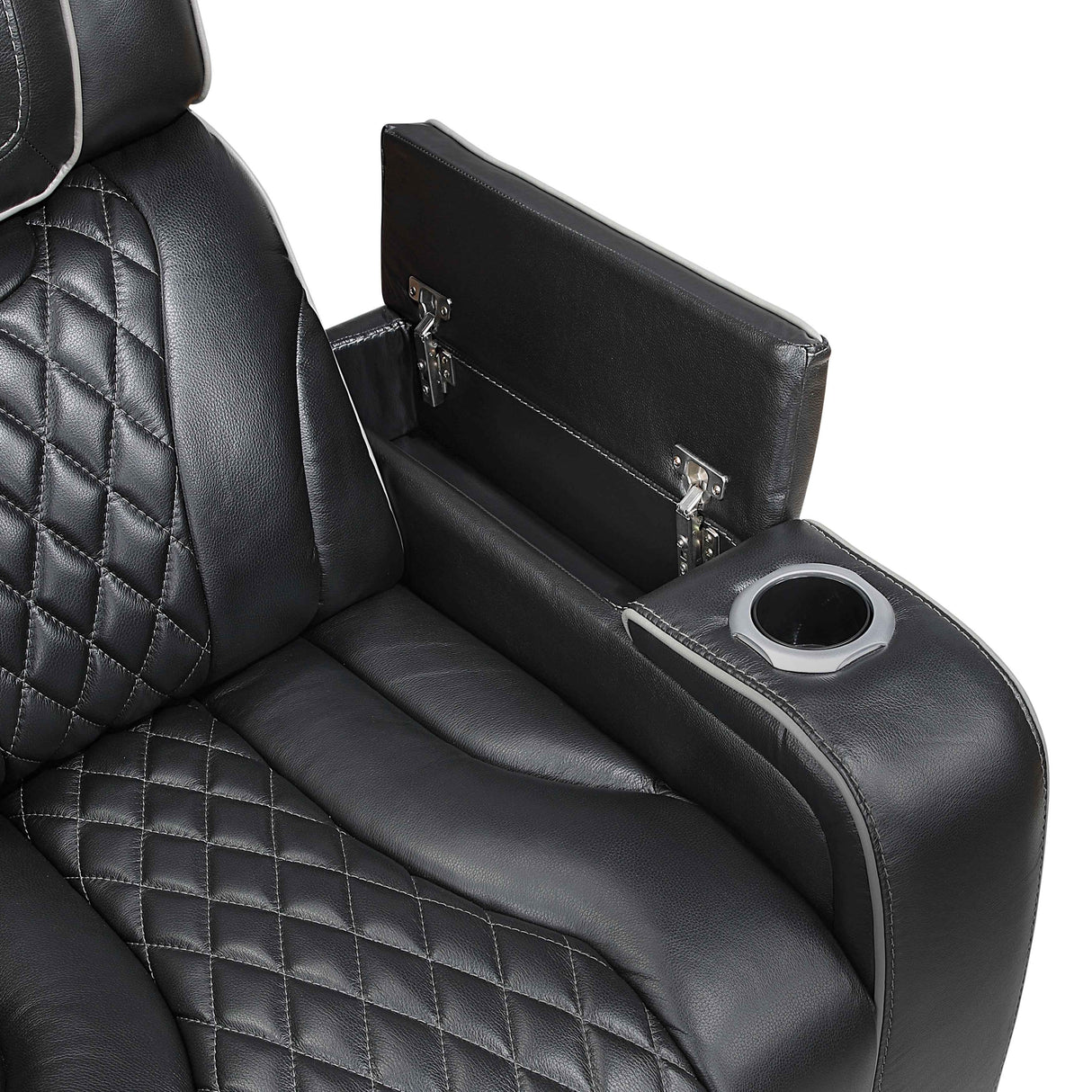 Apex Black Leather Power Reclining Living Room Set by Homelegance at Eve Furniture