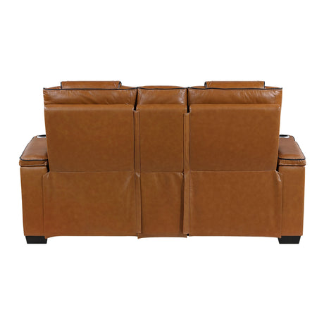 Apex Brown Power Reclining Living Room Set by Homelegance at Eve Furniture