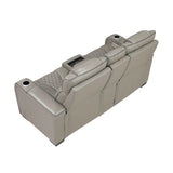 Apex Gray Leather Power Double Reclining Loveseat by Homelegance at Eve Furniture