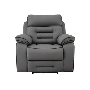 Apollo Gray Power Recliner by Homelegance at Eve Furniture