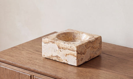 Apollo Marble Catchall Panther Stone by Moe's Home at Eve Furniture