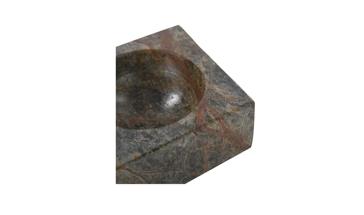 Apollo Marble Catchall Rainforest Green by Moe's Home at Eve Furniture