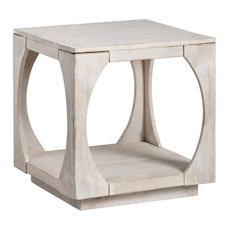 Apollo Tan/White End Table by Crestview at Eve Furniture