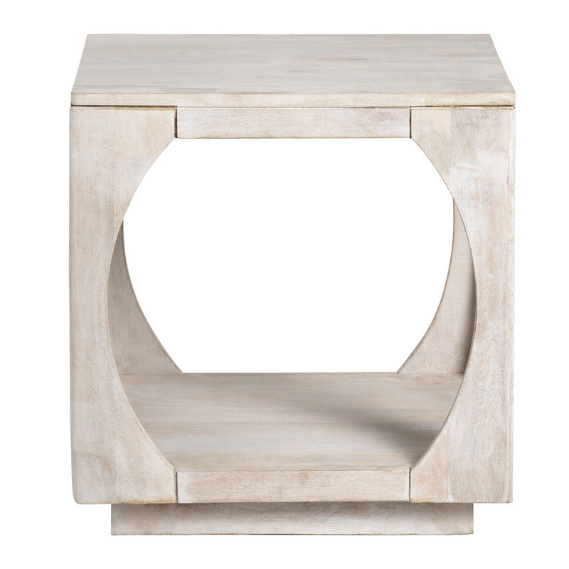Apollo Tan/White End Table by Crestview at Eve Furniture