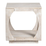 Apollo Tan/White End Table by Crestview at Eve Furniture