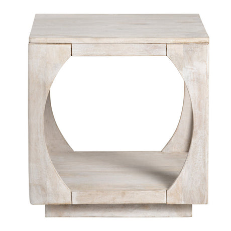 Apollo Tan/White End Table by Crestview at Eve Furniture