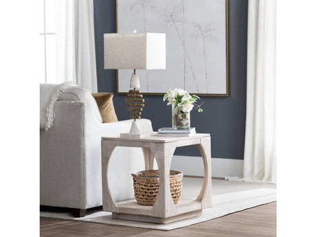 Apollo Tan/White End Table by Crestview at Eve Furniture