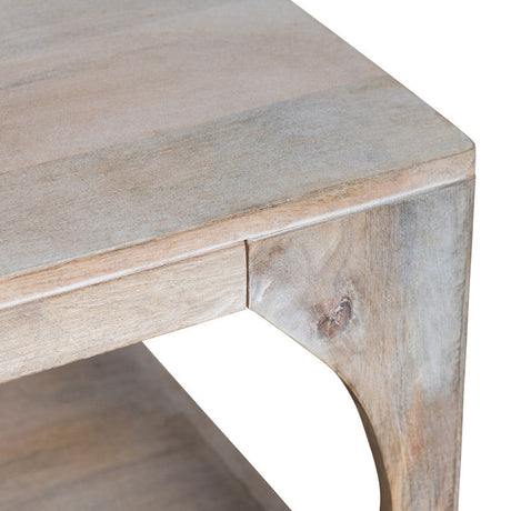 Apollo White/Tan Cocktail Table by Crestview at Eve Furniture