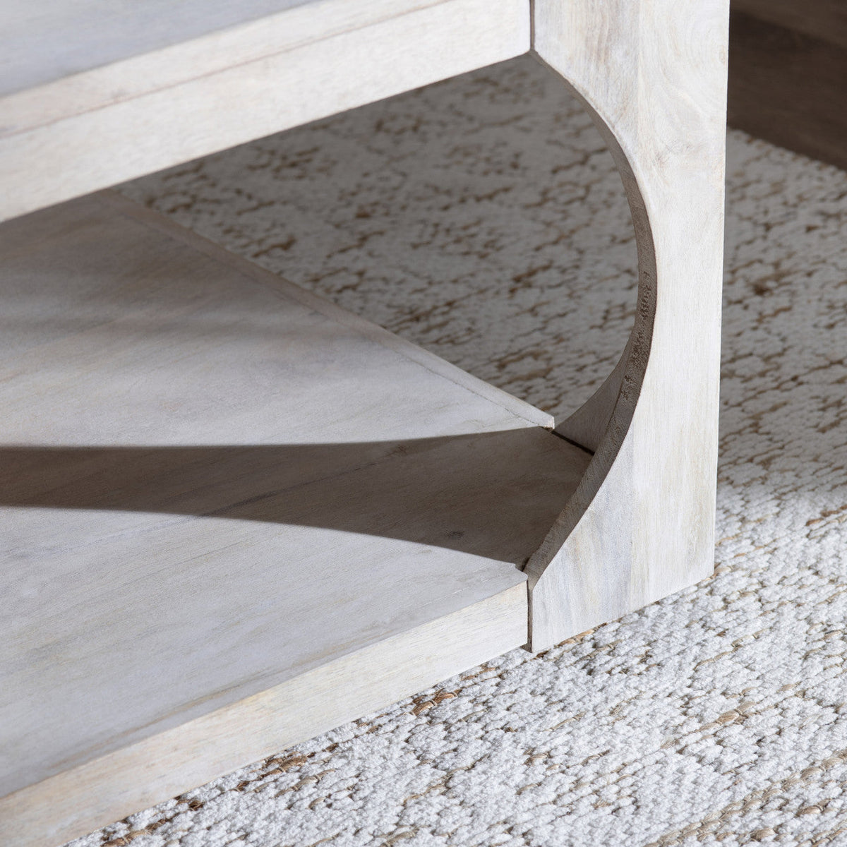 Apollo White/Tan Cocktail Table by Crestview at Eve Furniture