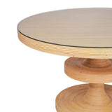 Apollonia Natural Rattan 51" Round Dining Table by TOV Furniture at Eve Furniture