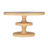 Apollonia Natural Rattan 51" Round Dining Table by TOV Furniture at Eve Furniture