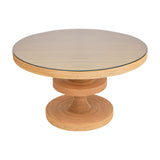 Apollonia Natural Rattan 51" Round Dining Table by TOV Furniture at Eve Furniture