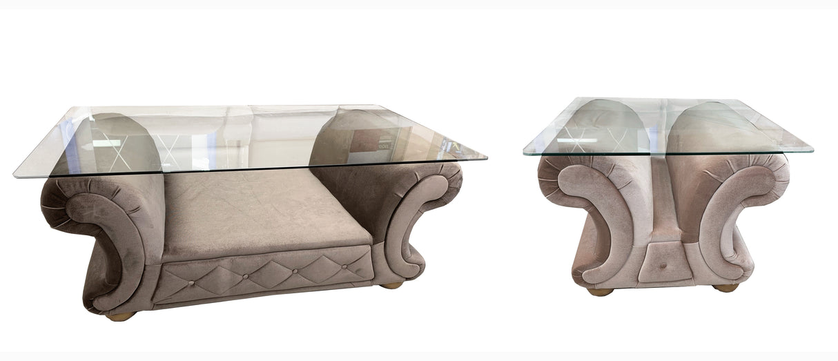 Apolo Coffee table & End table Fabric by ESF Furniture at Eve Furniture