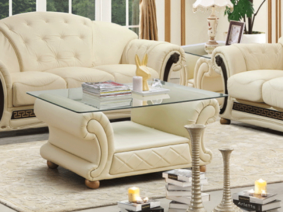 Apolo Ivory End Table by ESF Furniture at Eve Furniture
