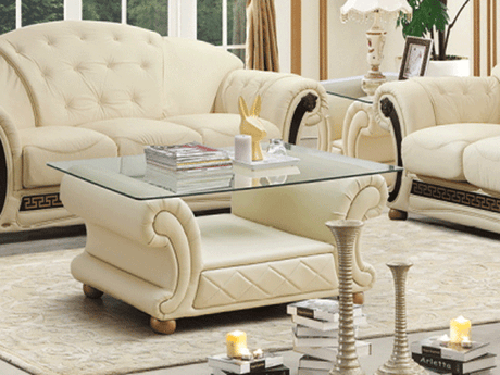 Apolo Ivory End Table by ESF Furniture at Eve Furniture