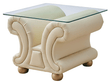 Apolo Ivory End Table by ESF Furniture at Eve Furniture