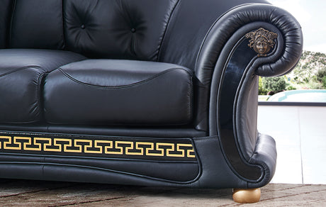 Apolo Sectional Black by ESF Furniture at Eve Furniture