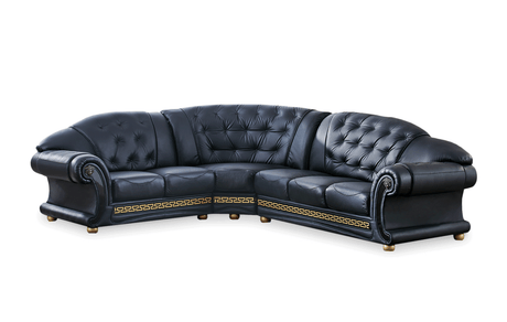 Apolo Sectional Black by ESF Furniture at Eve Furniture
