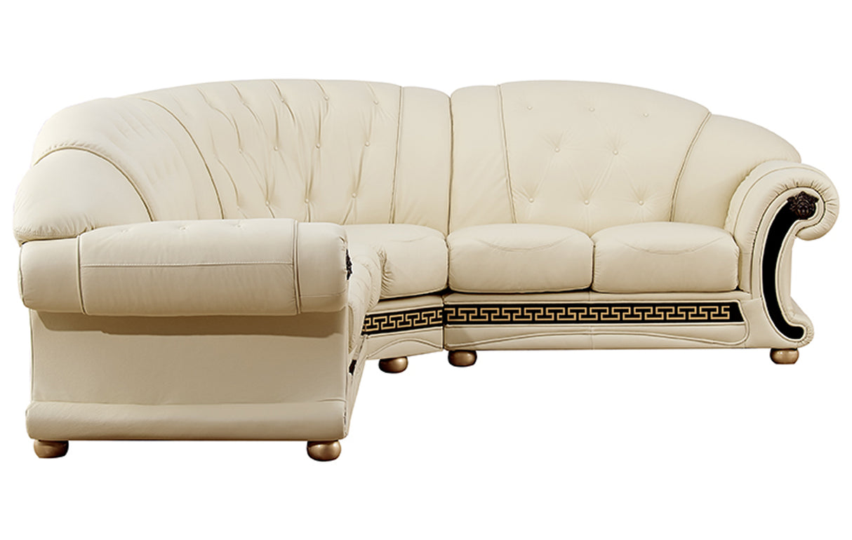 Apolo Sectional Ivory by ESF Furniture at Eve Furniture
