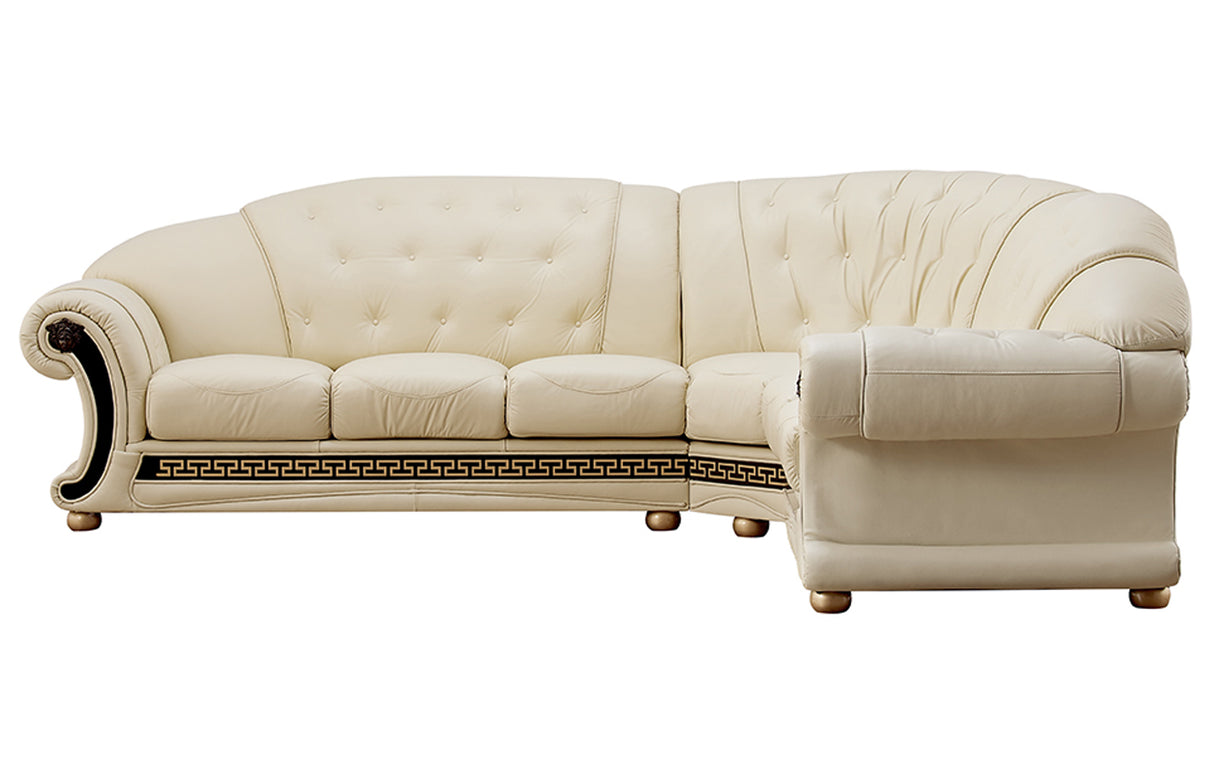 Apolo Sectional Ivory by ESF Furniture at Eve Furniture