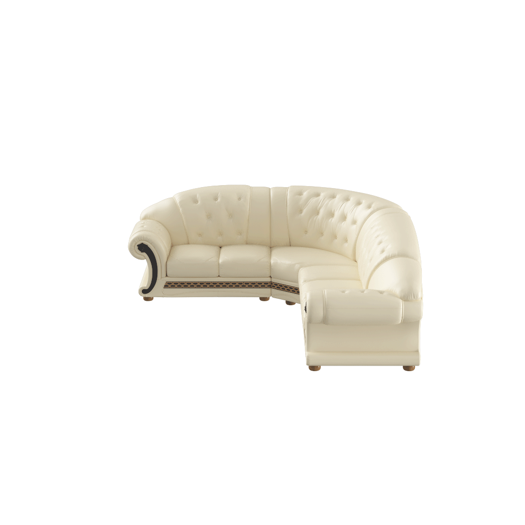 Apolo Sectional Ivory by ESF Furniture at Eve Furniture