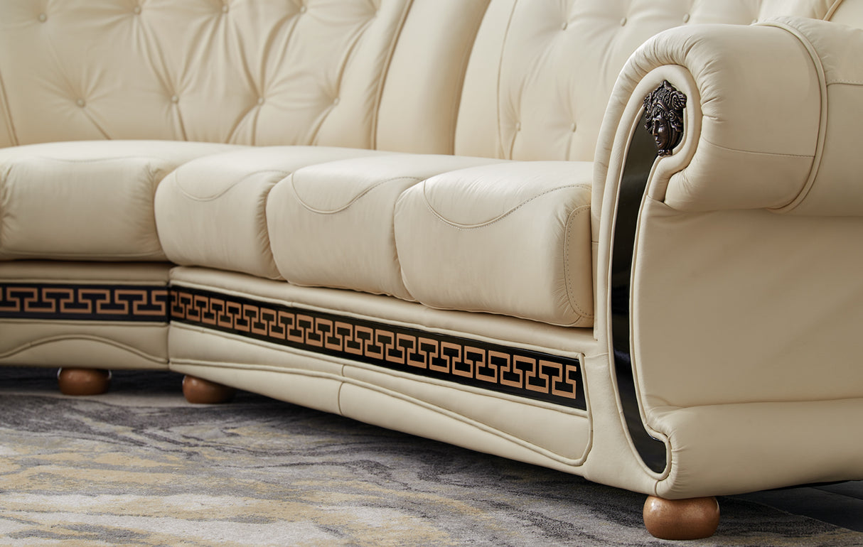 Apolo Sectional Ivory by ESF Furniture at Eve Furniture