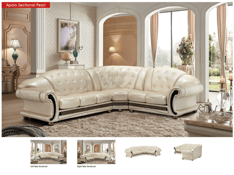 Apolo Sectional Pearl by ESF Furniture at Eve Furniture