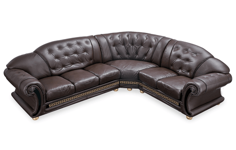 Apolo Sectional Right Brown by ESF Furniture at Eve Furniture