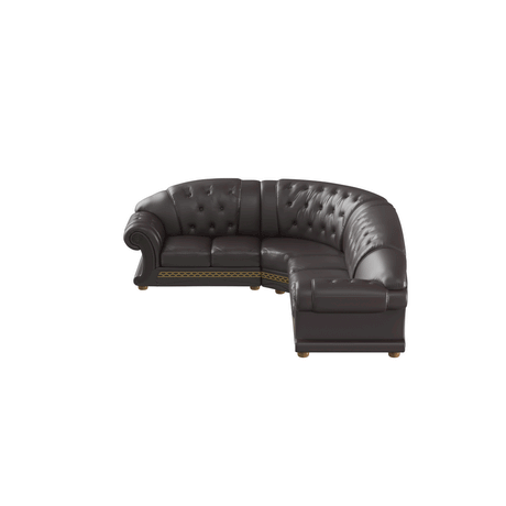 Apolo Sectional Right Brown by ESF Furniture at Eve Furniture