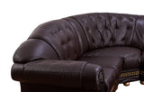 Apolo Sectional Right Brown by ESF Furniture at Eve Furniture