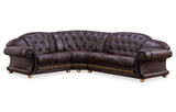 Apolo Sectional Right Brown by ESF Furniture at Eve Furniture