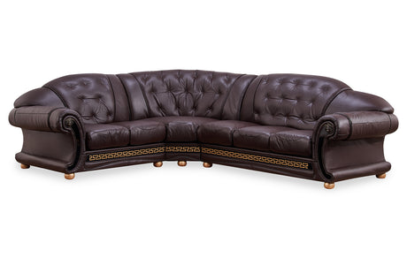 Apolo Sectional Right Brown by ESF Furniture at Eve Furniture