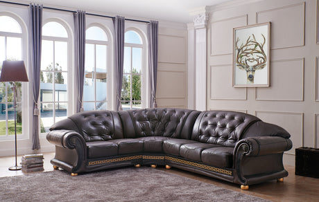 Apolo Sectional Right Brown by ESF Furniture at Eve Furniture